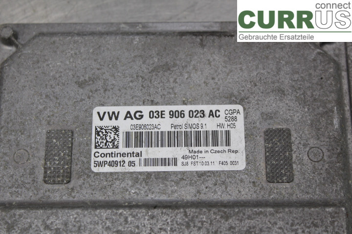 SKODA FABIA         07-14 Engine Control Unit (ECU) 03E906023AC 