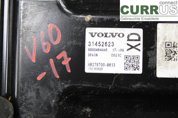 VOLVO V60 14-18 Unité de contrôle moteur (ECU) 31452623