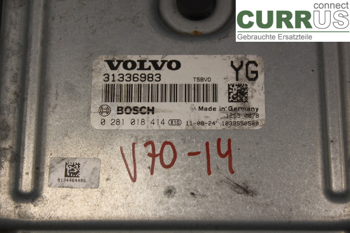 VOLVO V70 14-16 Engine Control Unit (ECU) 31336983