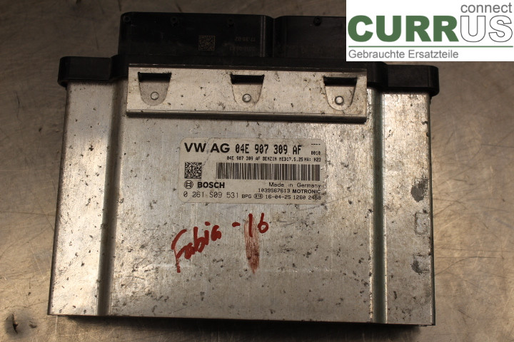 SKODA FABIA         07-14 Engine Control Unit (ECU) 04E907309AF 