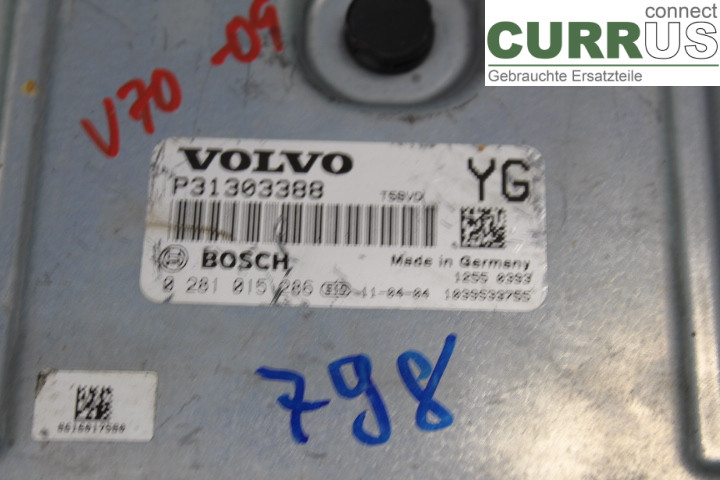 VOLVO V70      08-13 Engine Control Unit (ECU) P31303388 