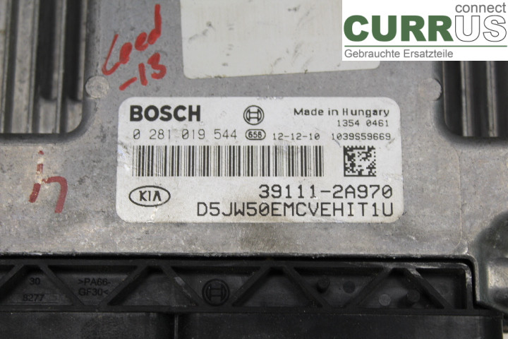 KIA CEED  12-18 Engine Control Unit (ECU) 391112A970 
