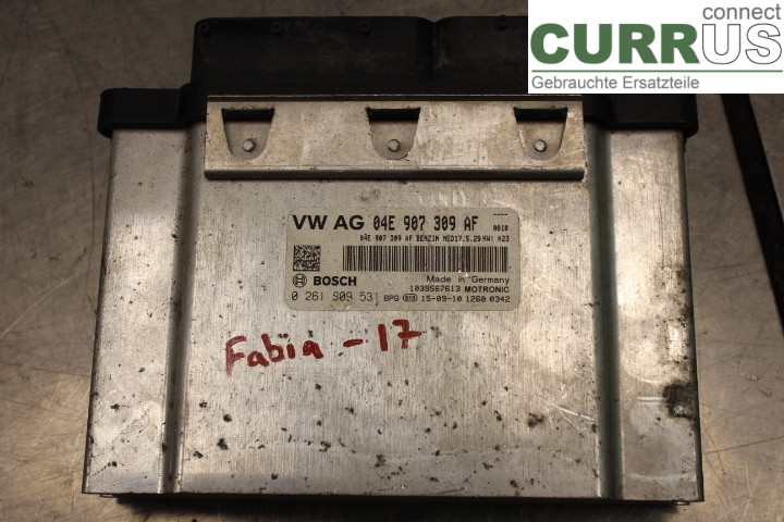 SKODA FABIA         07-14 Engine Control Unit (ECU) 04E907309AF 