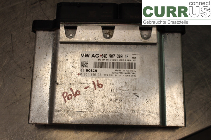 VW POLO 10-17 Engine Control Unit (ECU) 04E907309AF