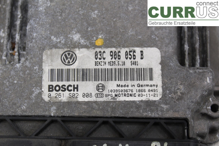VW GOLF V      04-09 Engine Control Unit (ECU) 03C906056B 