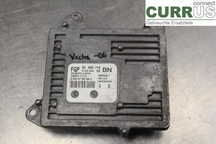 OPEL VECTRA C 06-08 Engine Control Unit (ECU) 55558714