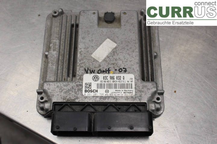 VW GOLF V      04-09 Engine Control Unit (ECU) 03C906032Q 