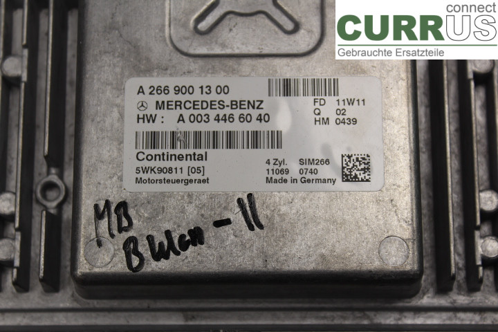 MB B-KLASS (W245)   05-12 Motorens styreenhed (ECU) A2669001300 