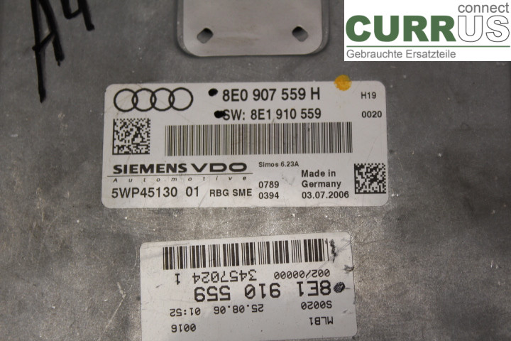 AUDI A4/S4  05-07 Engine Control Unit (ECU) 8E0907559H 