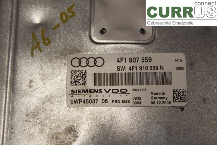 AUDI A6/S6     05-11 Motorsteuergerät (ECU) 4F1907559 