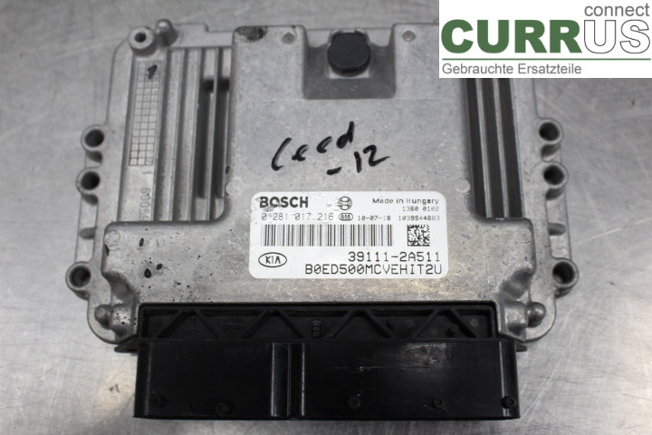KIA CEED  12-18 Unité de contrôle moteur (ECU) 391112A511 