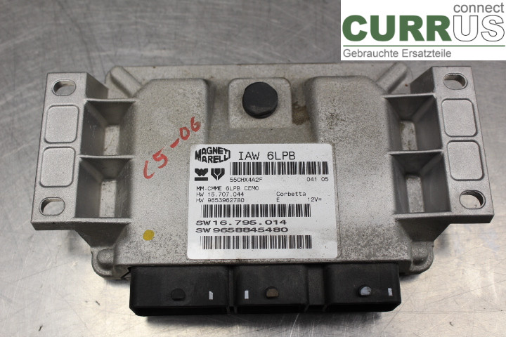 CITROEN C5 05-08 Motorsteuergerät (ECU) 9658845480