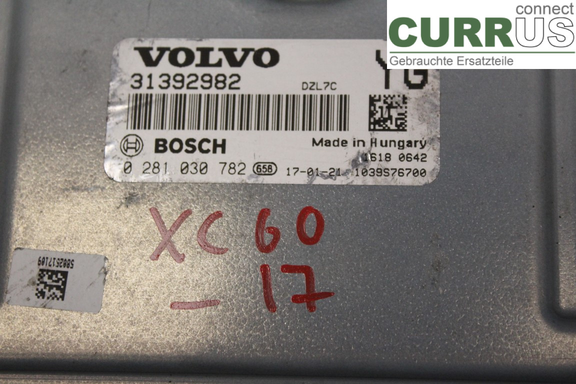 VOLVO XC60  14-17 Sterownik silnika (ECU) 31392982 
