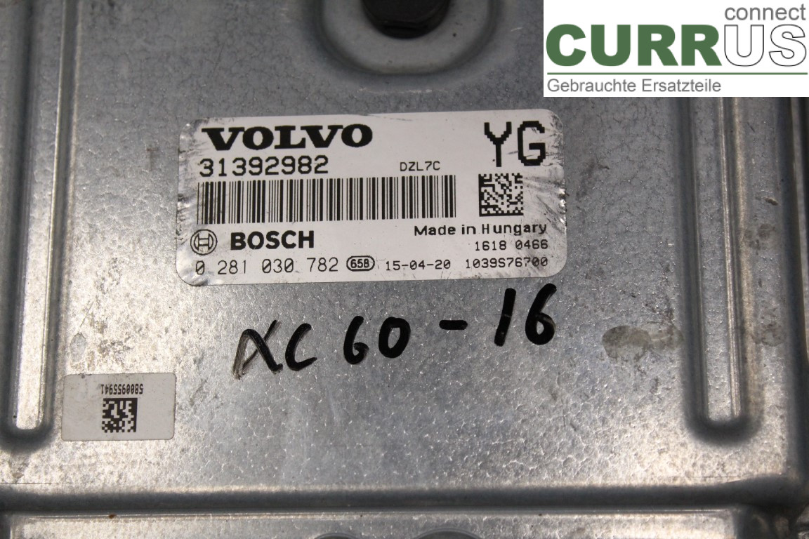 VOLVO V60  14-18 Sterownik silnika (ECU) 31392982 
