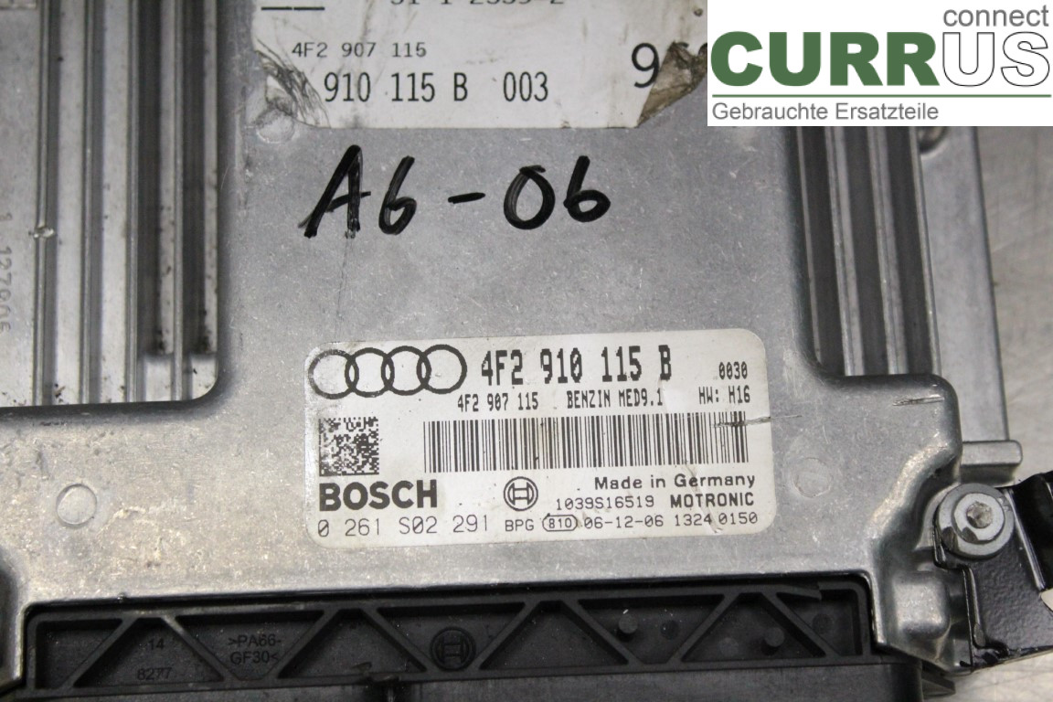 AUDI A6/S6     05-11 Motorsteuergerät (ECU) 4F2910115B 
