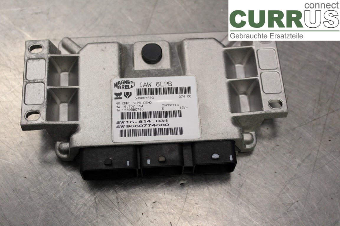 PEUGEOT 307     05-08 Motorstyrningsenhet (ECU) 9660774680 2.0i/RFJ