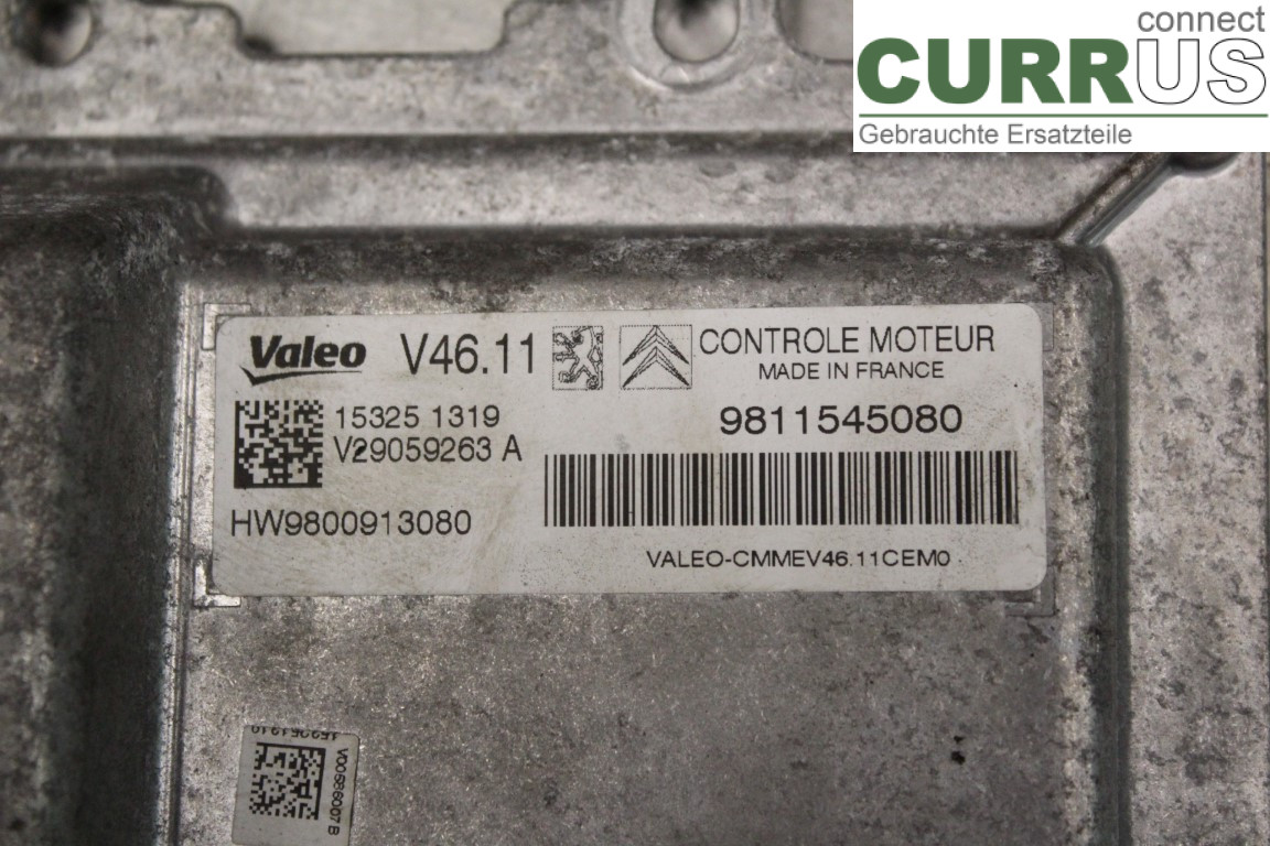 PEUGEOT 208 12-15 Engine Control Unit (ECU)  