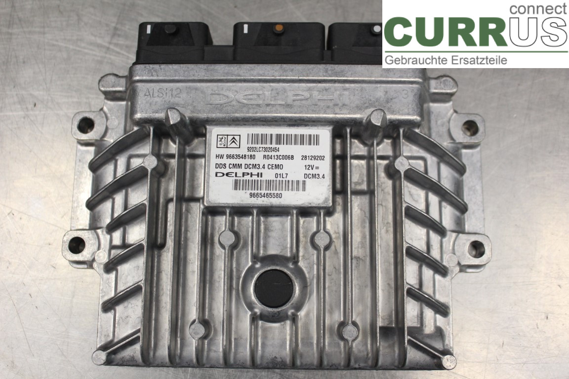 PEUGEOT 407 Engine Control Unit (ECU) 9665465580 