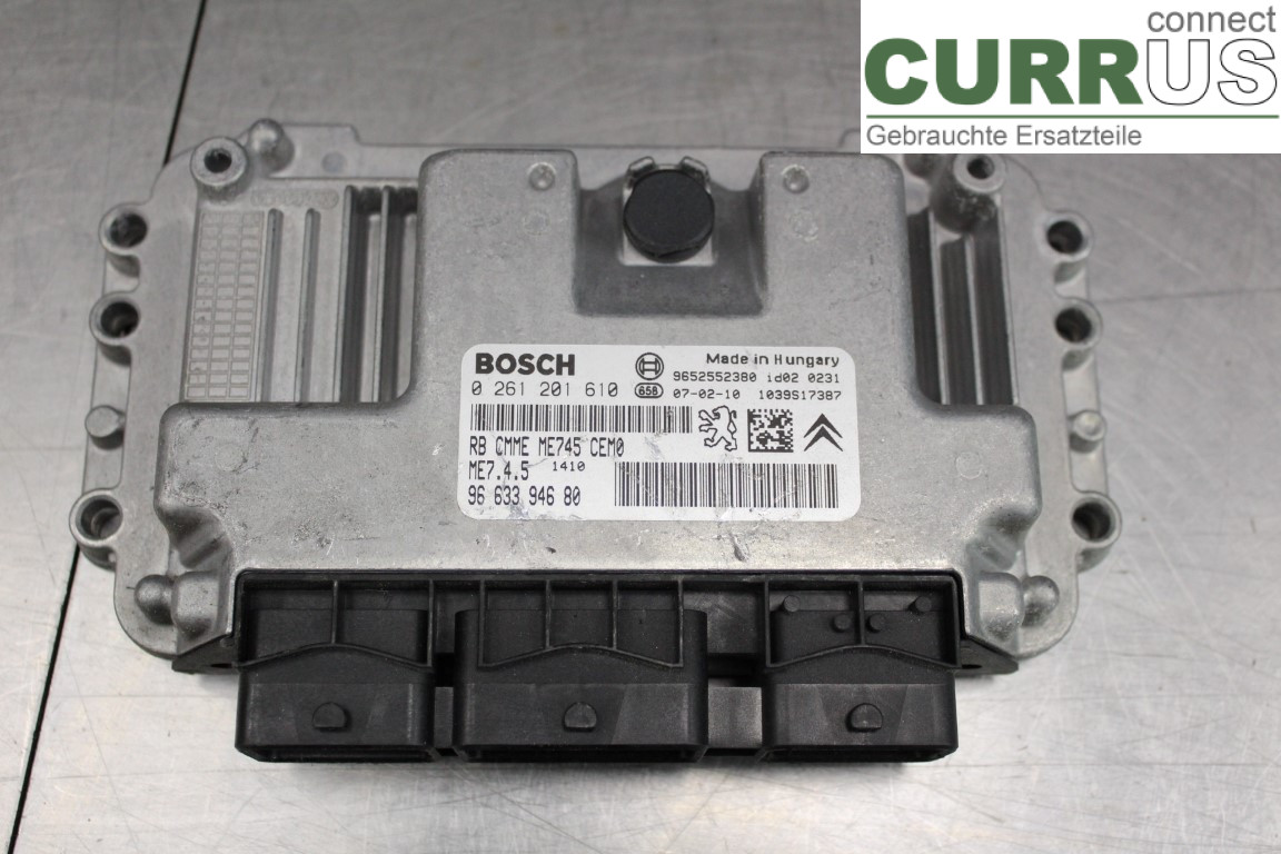 PEUGEOT 307     05-08 Engine Control Unit (ECU) 9663394680 