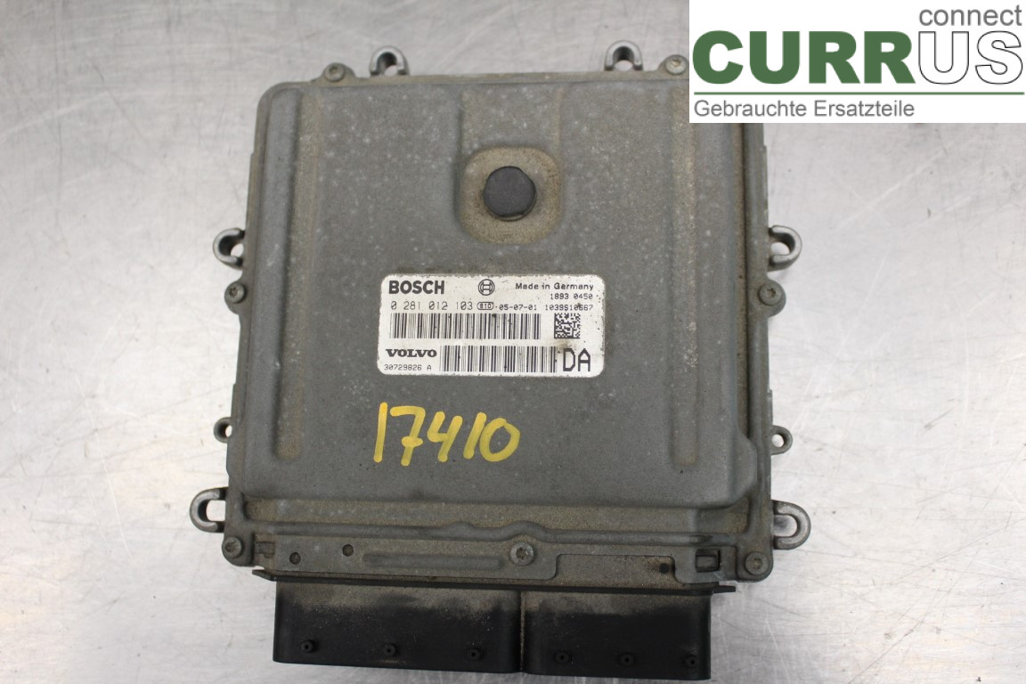 VOLVO S60 05-10 Engine Control Unit (ECU) 30729826A 2.4D5/D5244T4