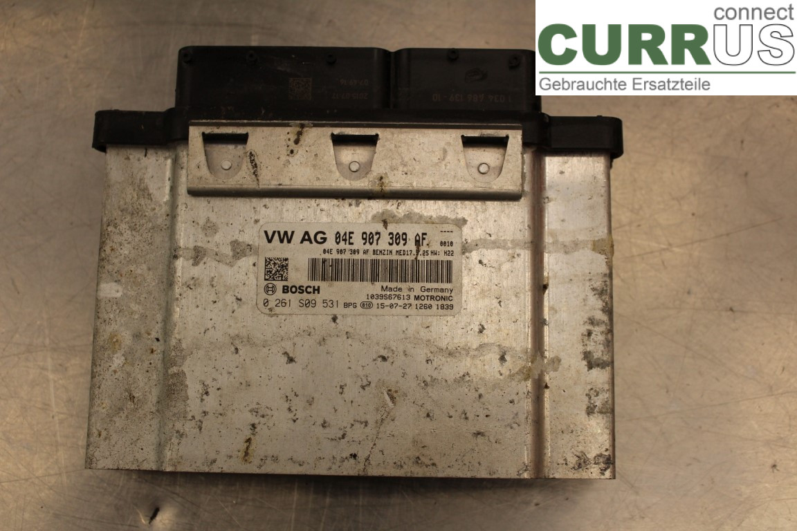VW POLO 10-17 Engine Control Unit (ECU) 04E907309AF
