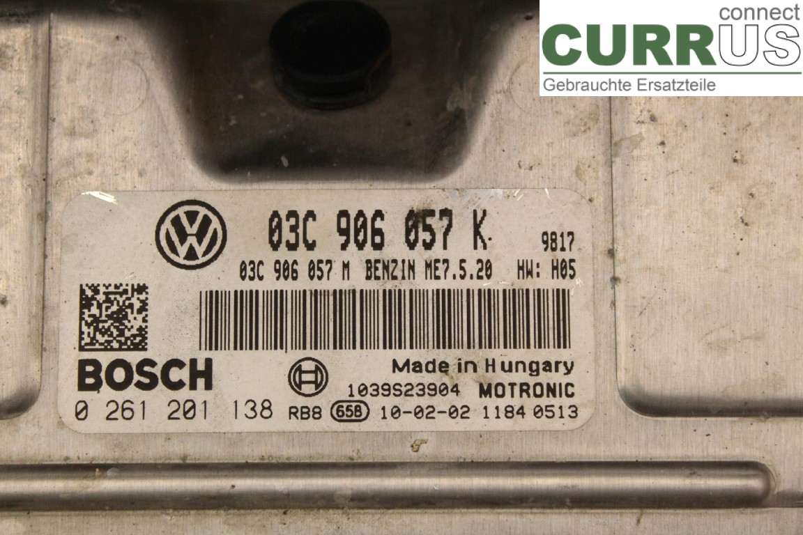 SKODA FABIA         07-14 Engine Control Unit (ECU) 03C906057K 