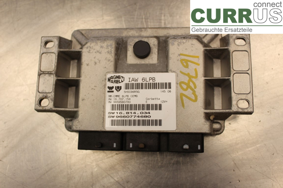 PEUGEOT 307     05-08 Unité de contrôle moteur (ECU) 9659580780 2,0/RFJ