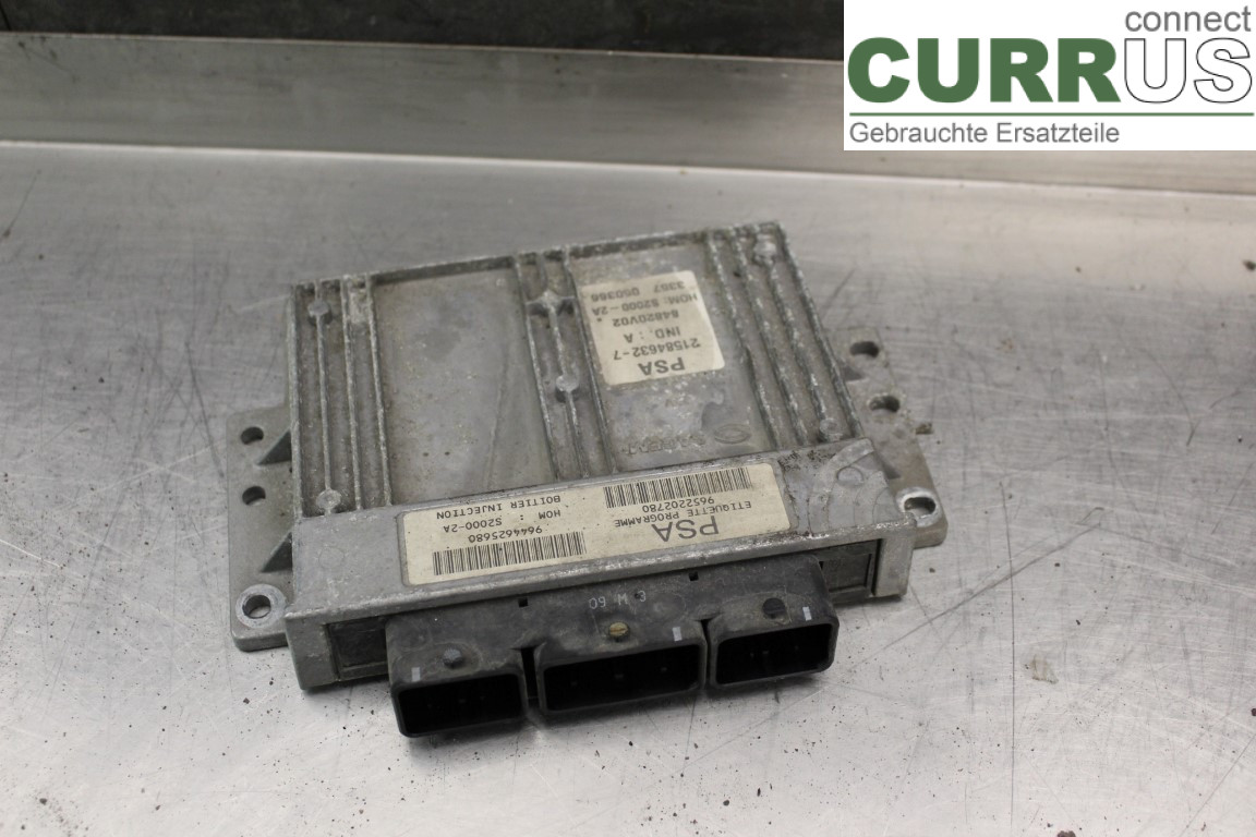 PEUGEOT 206  98-09 Engine Control Unit (ECU) 9652202780 1.4i/KFW