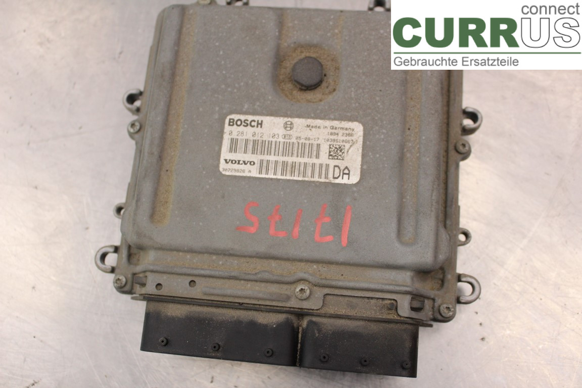 VOLVO V70 05-08 Engine Control Unit (ECU) 30729826A 2.4D/D5244T4