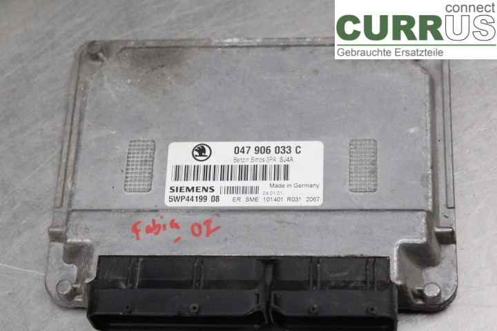 SKODA FABIA    99-07 Unité de contrôle moteur (ECU) 047906033C 