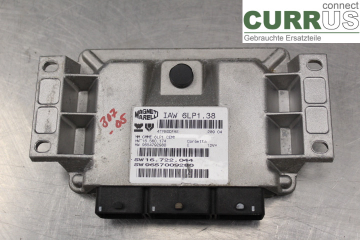 PEUGEOT 307     01-05 Engine Control Unit (ECU) 9657009280 