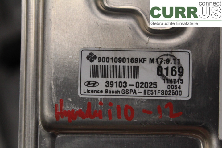 HYUNDAI i10 PA 08-13 Engine Control Unit (ECU) 3910302025