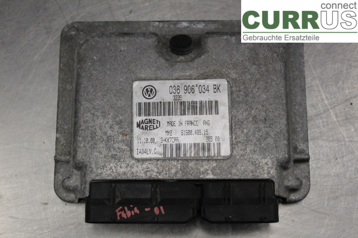 SKODA FABIA    99-07 Unité de contrôle moteur (ECU) 036906034BK 