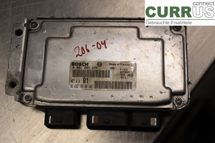 PEUGEOT 206  98-09 Engine Control Unit (ECU) 9643218980 