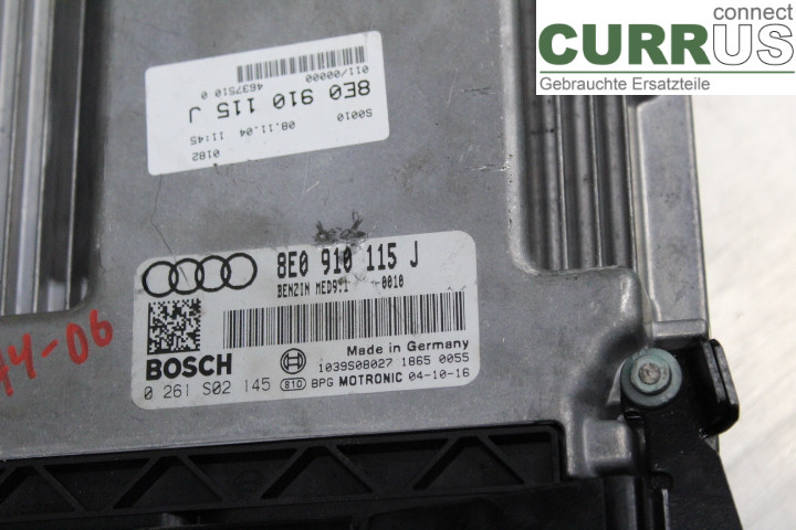 AUDI A4/S4  05-07 Engine Control Unit (ECU) 8E0910115J 