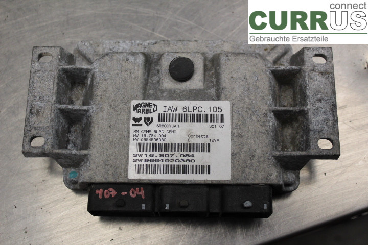 PEUGEOT 407 Engine Control Unit (ECU) 9664920380 