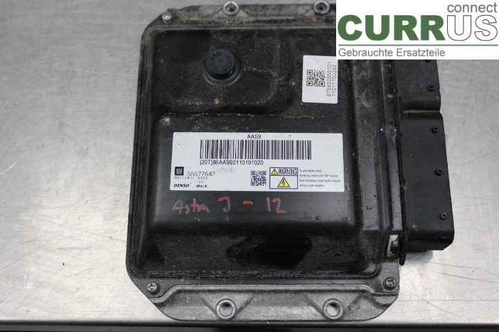 OPEL ASTRA  J    10-15 Engine Control Unit (ECU) 55577647 