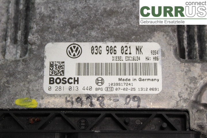VW PASSAT      05-10 Motorsteuergerät (ECU) 03G906021NK 