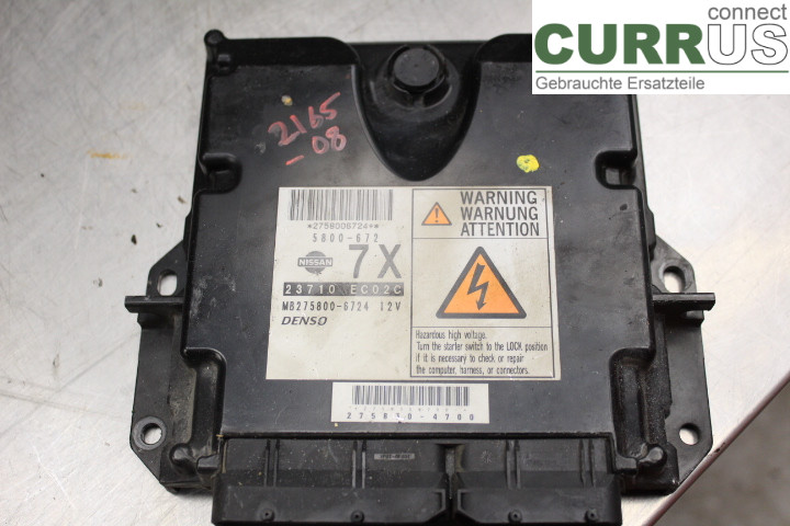 NISSAN NAVARA    05- Engine Control Unit (ECU) 23710EC02C 