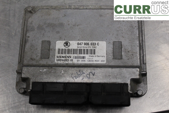 SKODA FABIA    99-07 Unité de contrôle moteur (ECU) 047906033C 