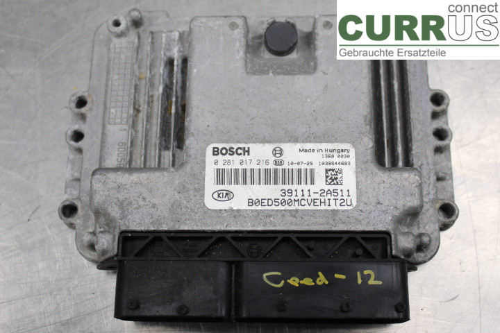KIA CEED  12-18 Unité de contrôle moteur (ECU) 391112A511 