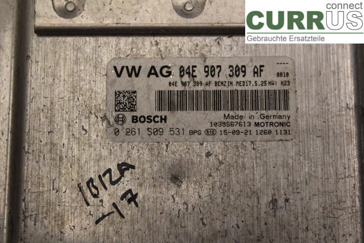SEAT IBIZA V  17-20 Motorstyrningsenhet (ECU) 04E907309AF 