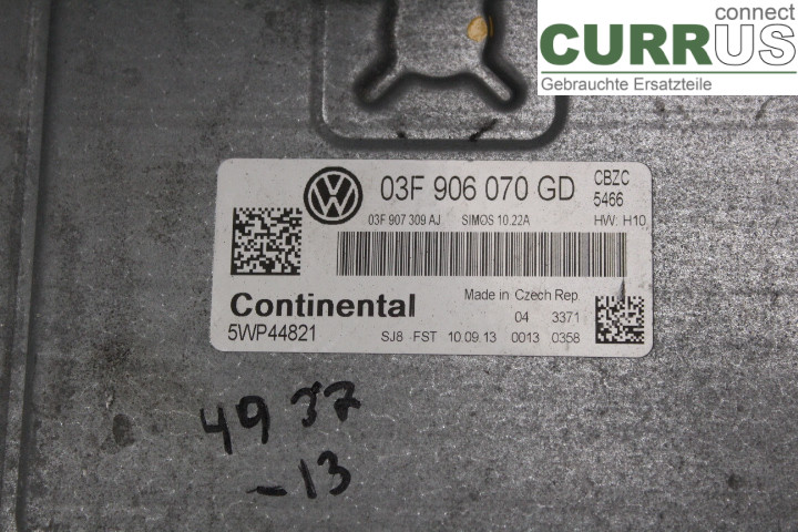 VW POLO       10-17 Engine Control Unit (ECU) 03F906070GD 