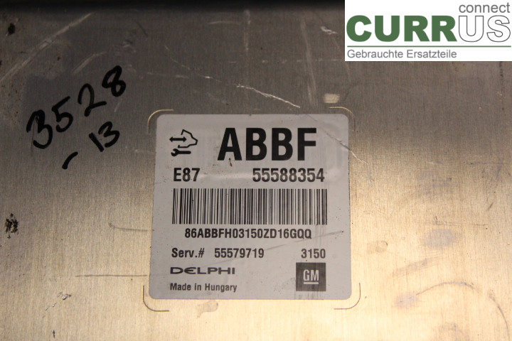 OPEL ASTRA  J    10-15 Engine Control Unit (ECU) 55588354 
