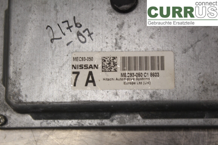 NISSAN QASHQAI   07-10 Engine Control Unit (ECU)  