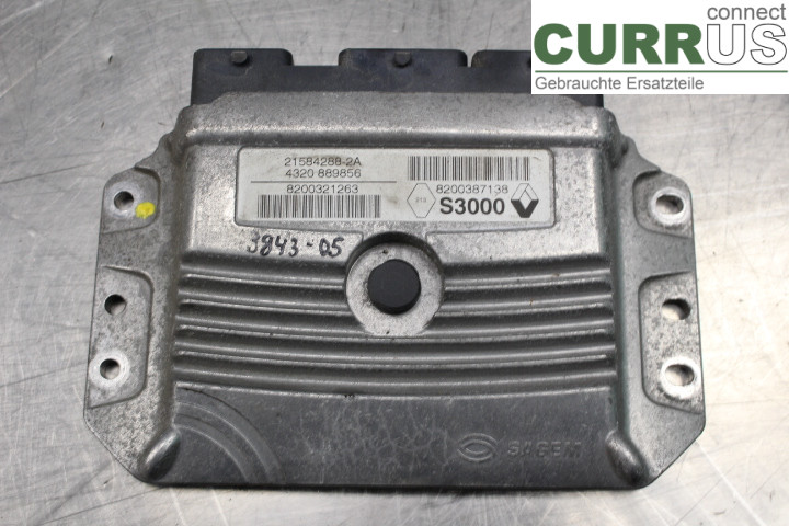 RENAULT MÉGANE II  03-05 Engine Control Unit (ECU) 8200387138 