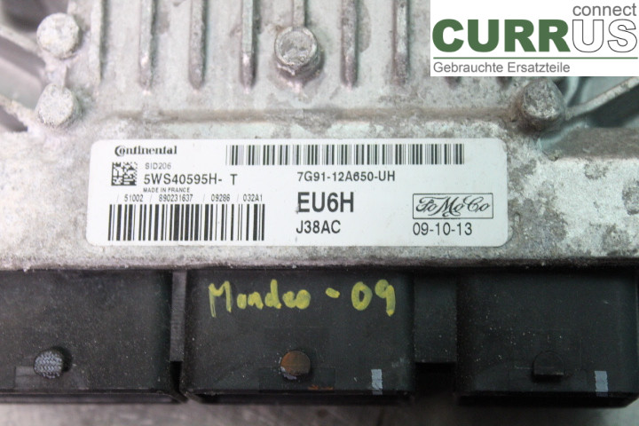 FORD MONDEO     07-15 Motorens styreenhed (ECU) 7G9112A650UH 