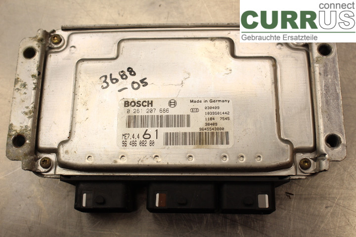 PEUGEOT PARTNER   03-08 Engine Control Unit (ECU) 9648608280 