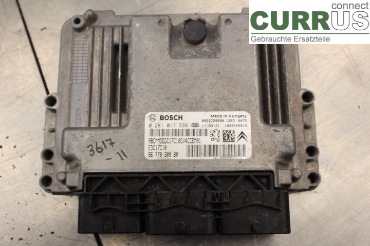 PEUGEOT 207 Engine Control Unit (ECU) 9677030080 