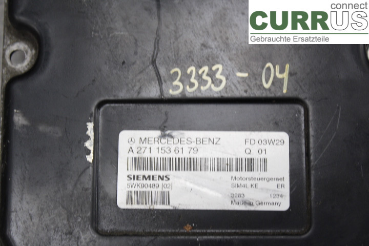 MB C (203) 00-07 Engine Control Unit (ECU) 5WK90489
